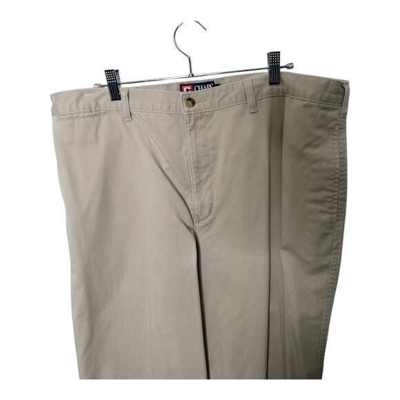 Chaps Ralph Lauren Khaki Tan Chinos Cotton size 40 34 - Picture 3 of 6